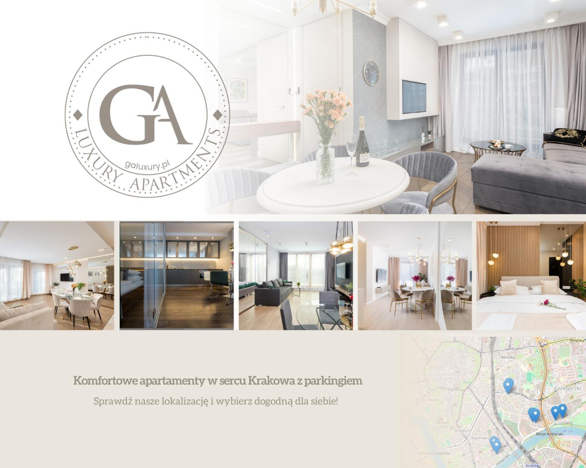 Ga Luxury Apartments M45 Krakow Ngoại thất bức ảnh