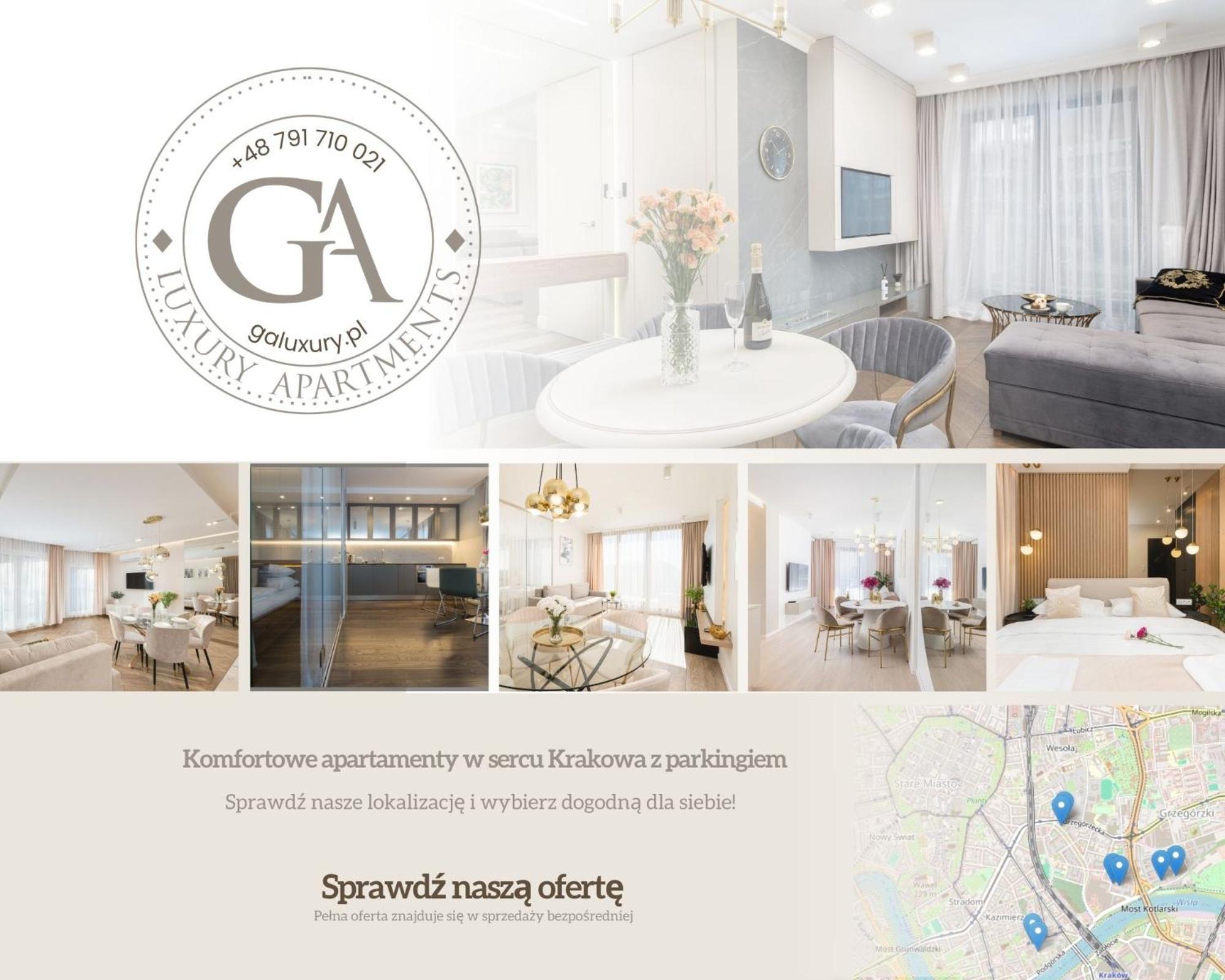 Ga Luxury Apartments M45 Krakow Ngoại thất bức ảnh